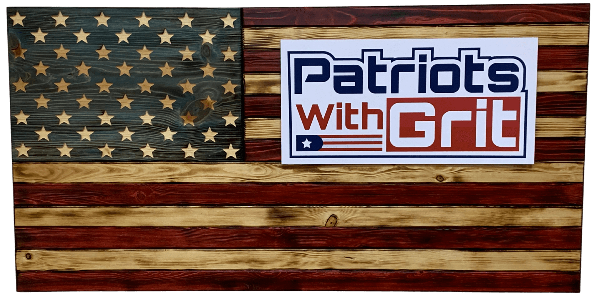 Patriots with Grit Flag